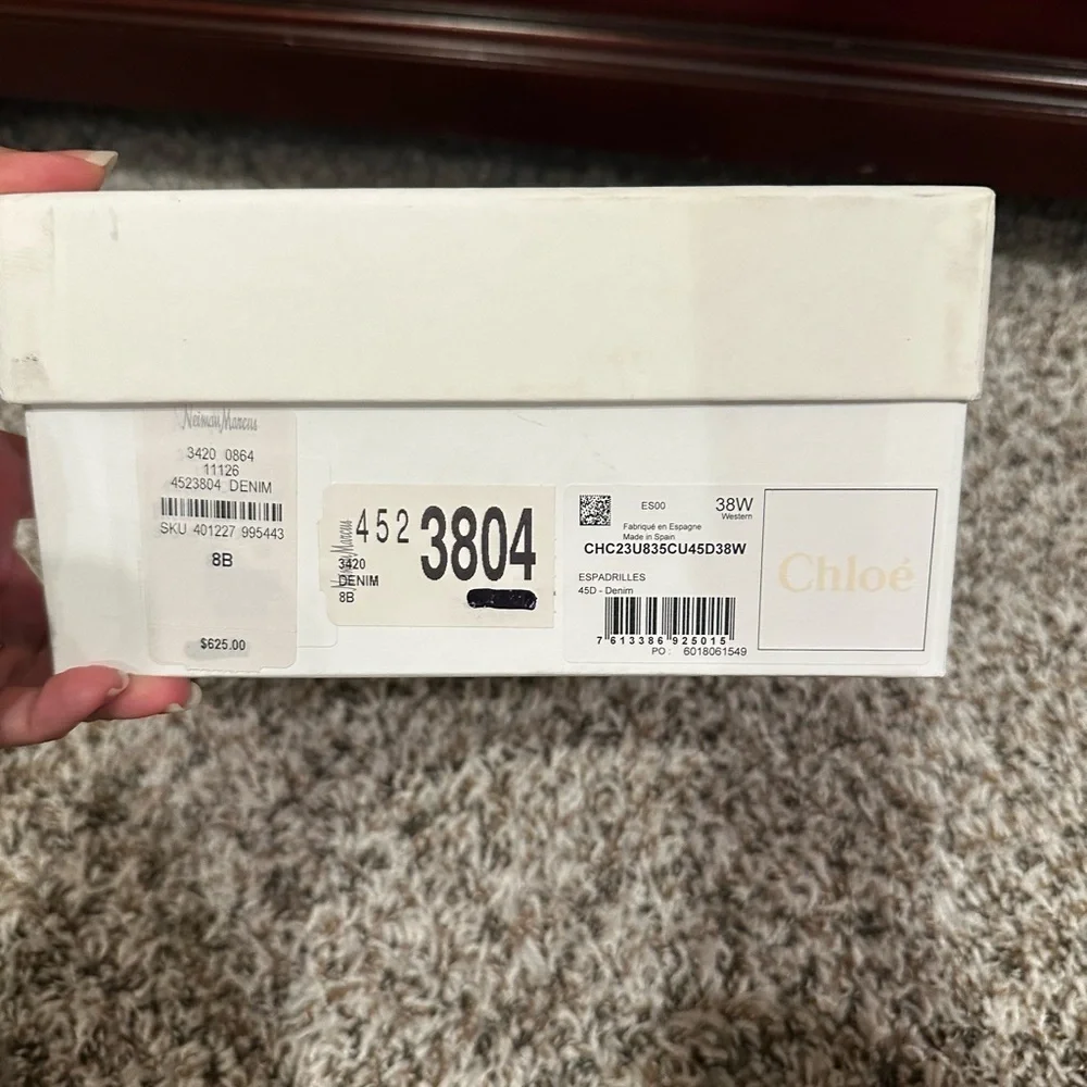 Chloe chic Blue Espadrilles